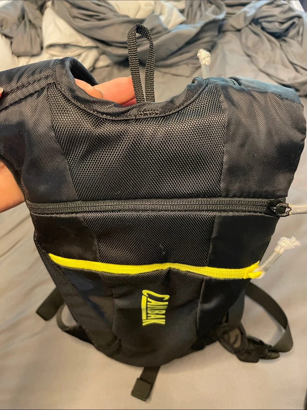 CamelBak Zoid Black with Yellow Trim Hydration Pack
